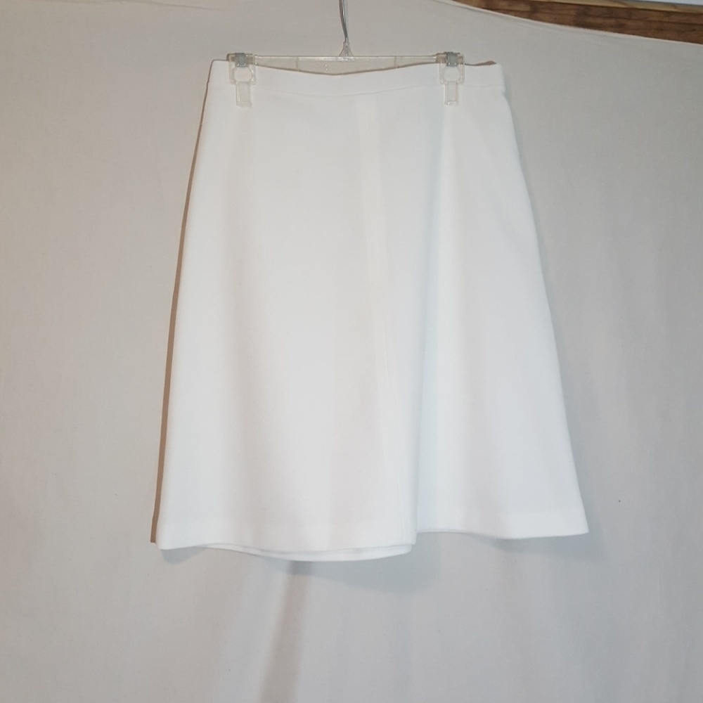 Vintage white A line skirt